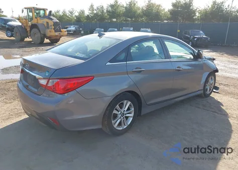 2014 Hyundai Sonata Gls from USA, damaged, VIN 5NPEB4AC0EH897783